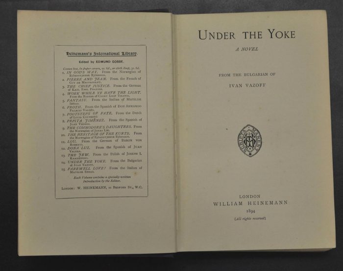 First-english-edition-Under-the-Yoke
